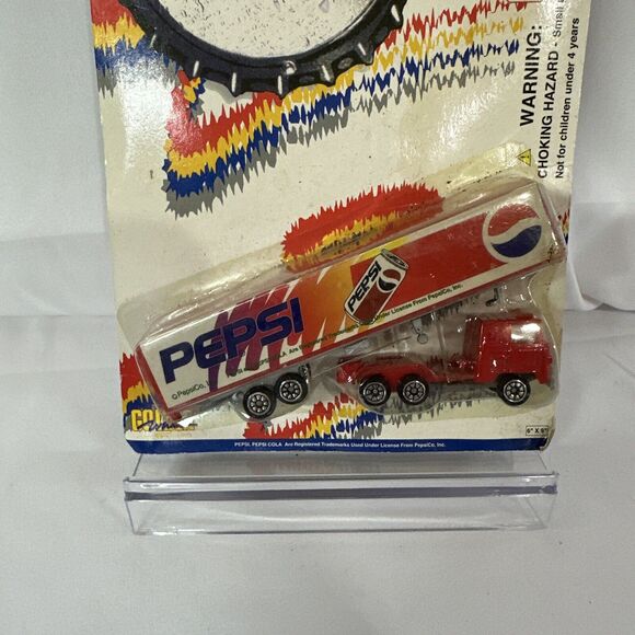 Vintage Golden Wheel Pepsi Team Die Cast Pepsi Cola Red Semi Truck NIP!! - Picture 2 of 4
